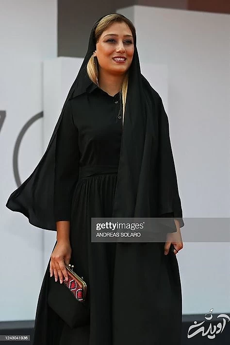 (تصاویر) نوید محمدزاده، دایانا حبیبی و وحید جلیلوند روی فرش قرمز ونیز